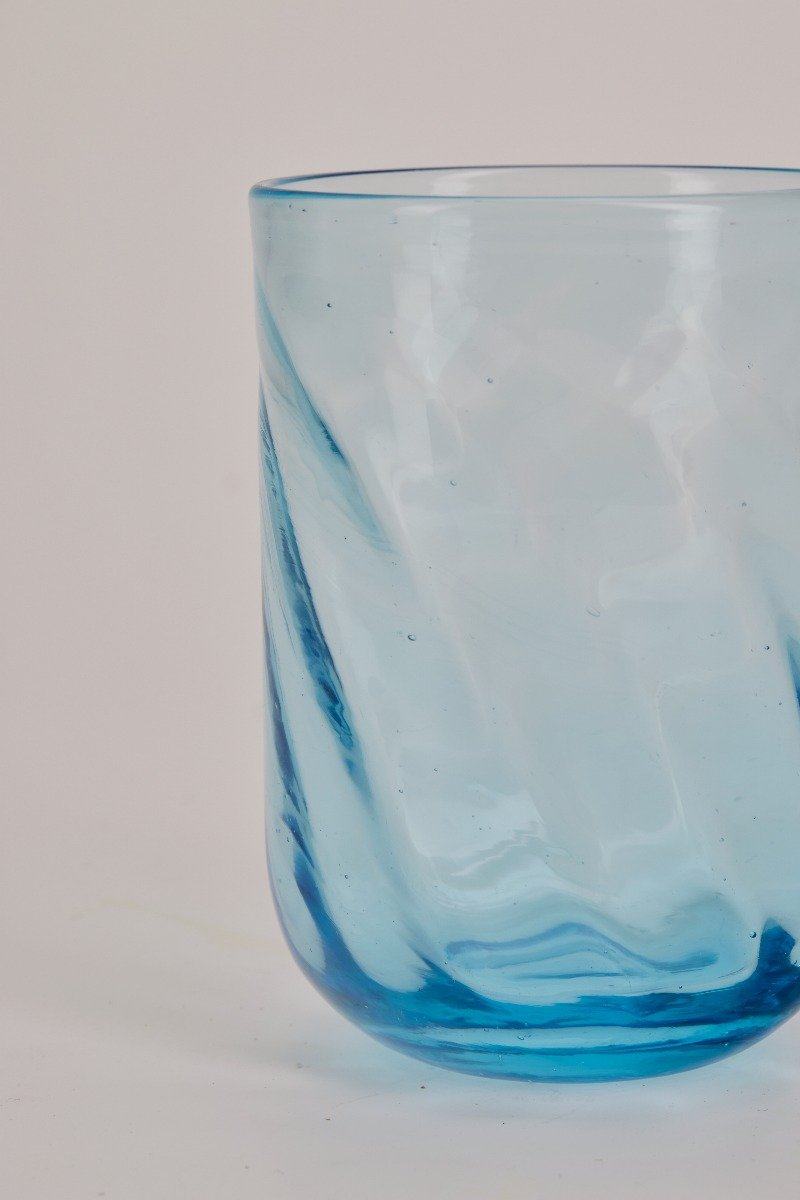 Twist drinking glass light blue, Light blue - Bahne